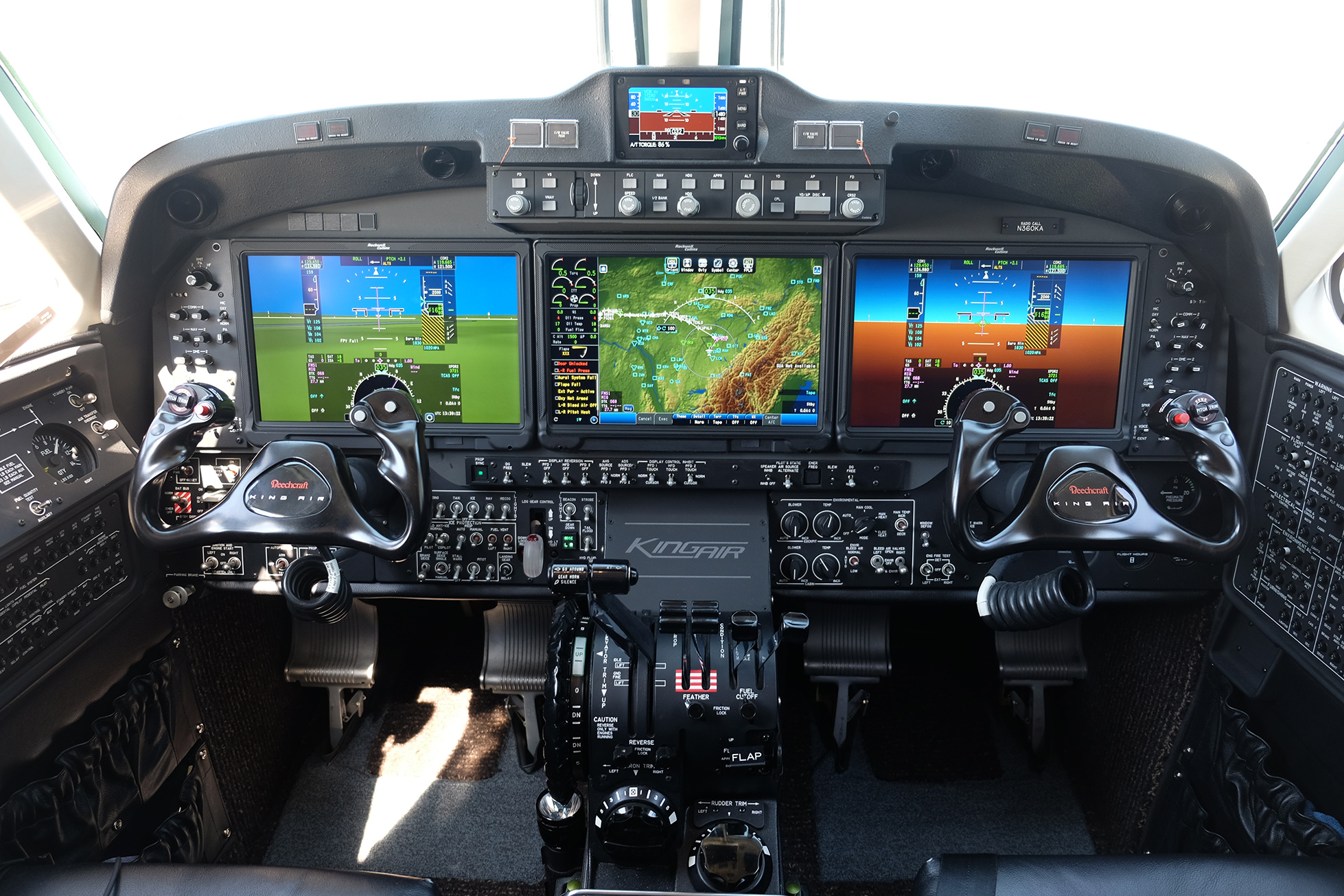 Collins Pro Line Fusion.jpg. Numbered teaching points are listed below the photograph.