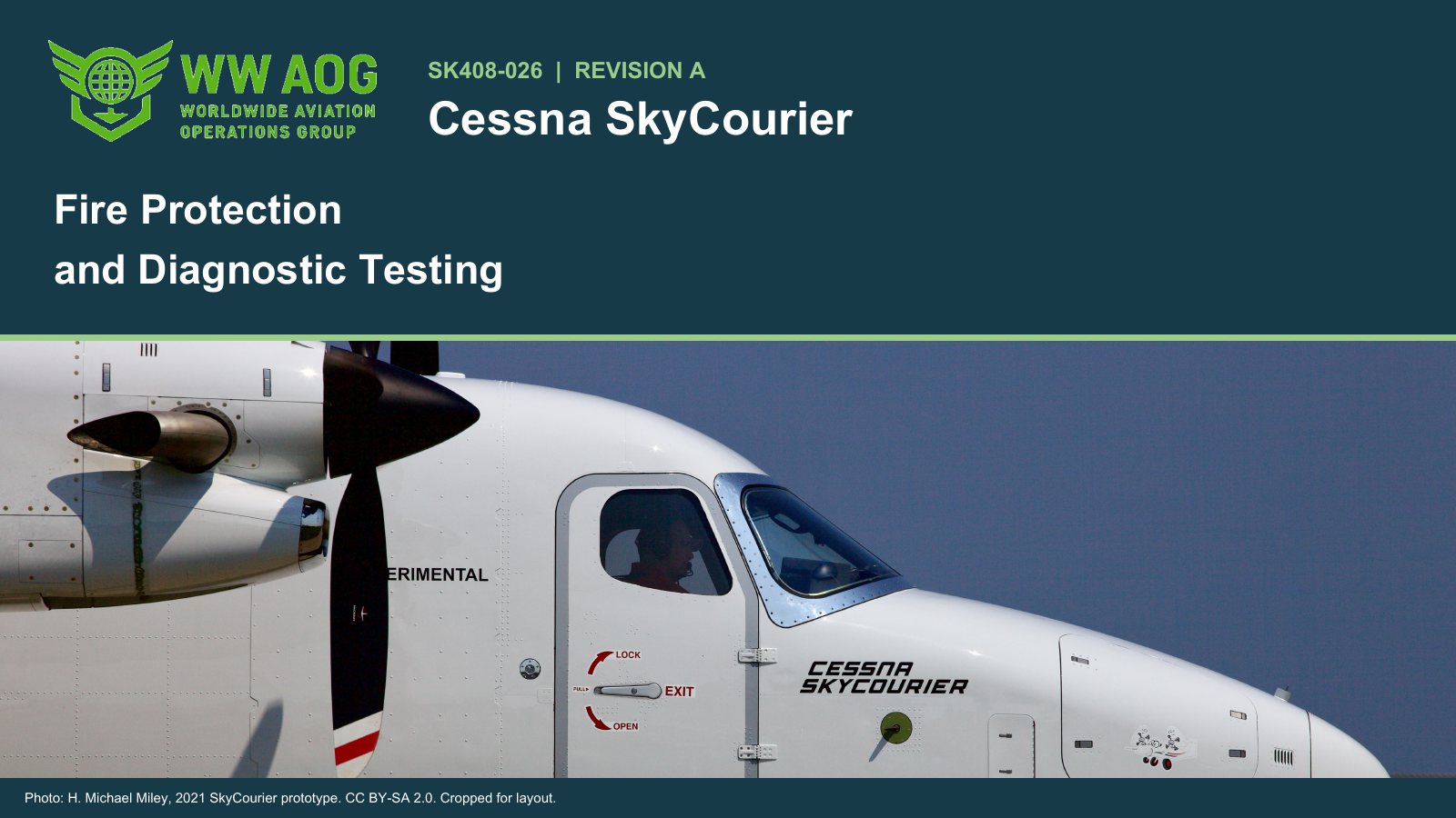 Cessna SkyCourier Fire Protection and Diagnostic Testing course cover