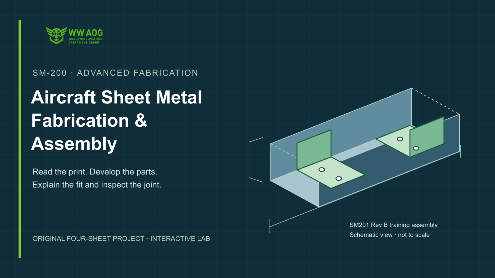 Advanced Aircraft Sheet Metal Fabrication & Assembly course cover