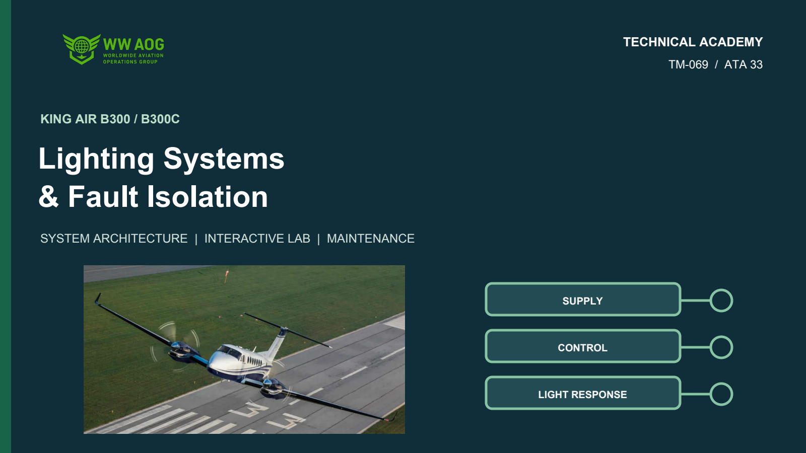 King Air Lighting Systems & Fault Isolation course cover