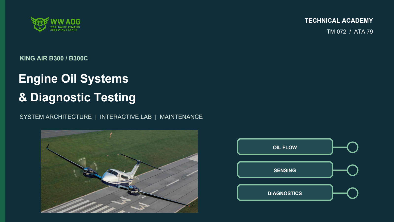 King Air Engine Oil Systems & Diagnostic Testing course cover
