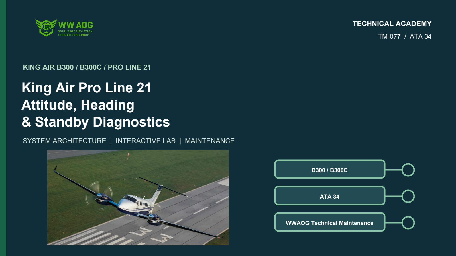 King Air Pro Line 21 Attitude, Heading & Standby Diagnostics course cover