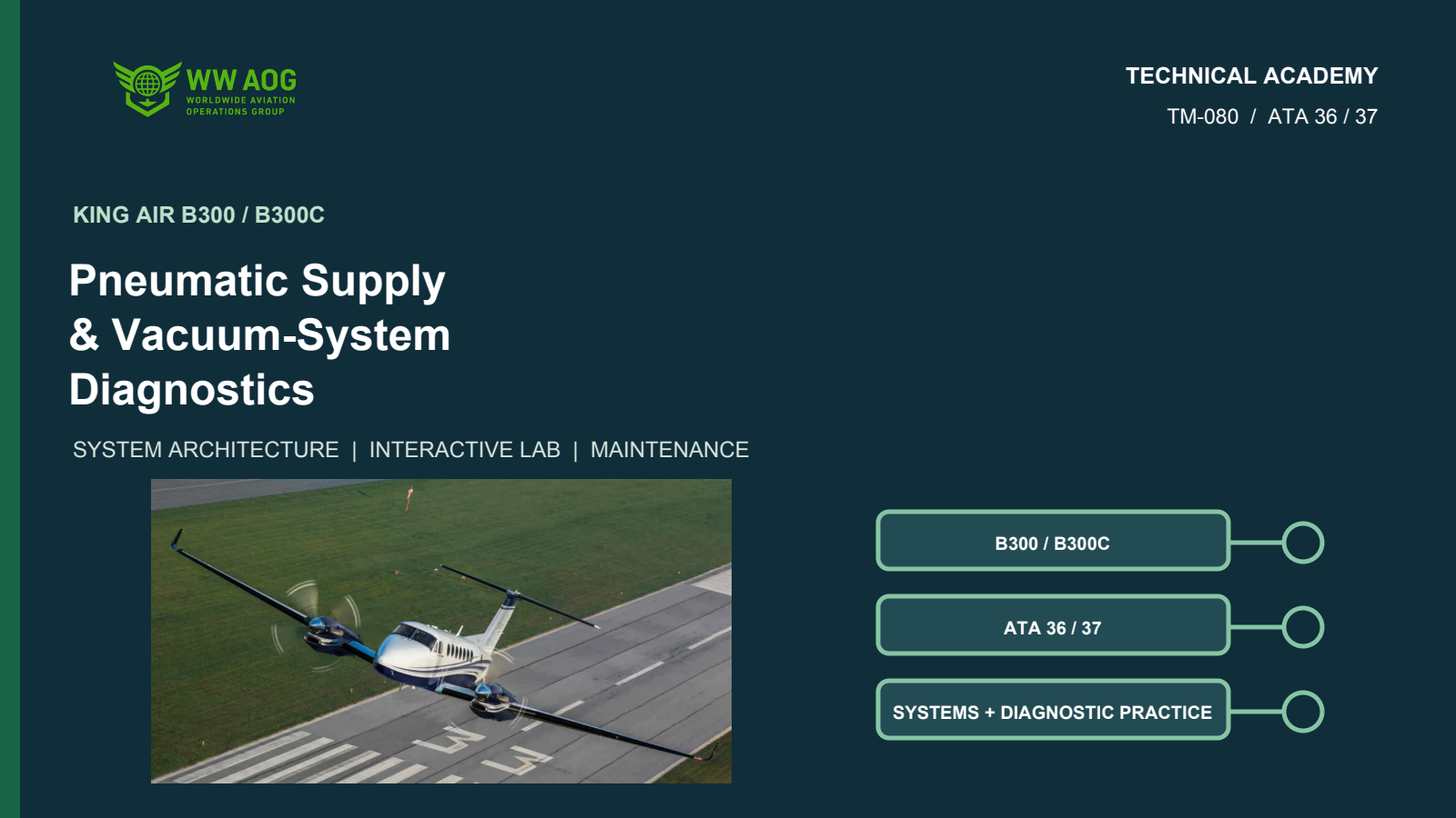 King Air Pneumatic Supply & Vacuum-System Diagnostics course cover